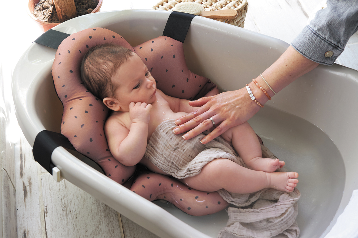 Coussin de bain bébé en forme de fleur, coussin de – Grandado